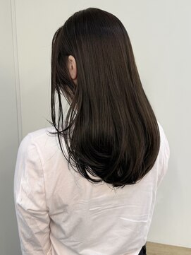 ジーナ 渋谷駅前(Zina) レイヤーカット×ラベンダーブラウン