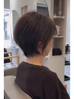 ソレ 森田店(SOLE.) 大人ショート/白髪ボカシカラー/ショートボブ/ショート