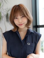 ケアリー 大泉学園(Carelly)&nbsp;デザインカラー/レイヤーカット/ウェットヘア/オリーブベージュ