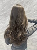 ブリーチなしダブルカラー☆オリーブベージュ20代30代40代