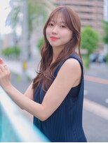 ベレッタ 枚方店(veretta.)&nbsp;くせ毛風パーマ/ナチュラルロングヘア/マロンブラウン/清潔感
