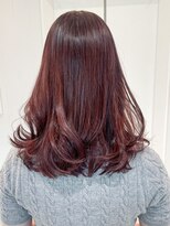アルバム 新宿(ALBUM SHINJUKU)&nbsp;秋色ピンクヘアー透明感カラーオリーブカラー_ba536032