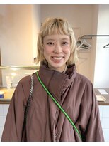 オトソーデン(Oto-soden) ハイトーンブロンド×レイヤーボブ