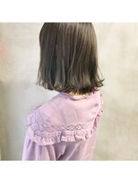 ミント(mint) 柔らかい質感のグレー&軽めボブ!