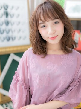 カバーヘア ブリス 戸田公園西口店(COVER HAIR bliss) フェアリーカールで外国人風＊小顔ミディａ戸田公園20代30代40代