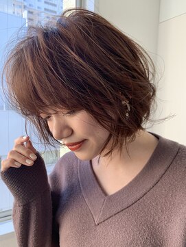 エクリ 麻布十番(equri) 大人かわいいショートボブ/30代40代50代