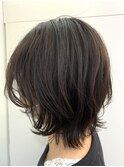 【AMAZING HAIR中沢店/安達】外ハネレイヤー アッシュブラウン