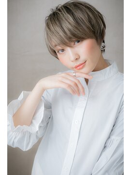 カバーヘア イヴ 戸頭店(COVER HAIR EVE) メッシュカラーニュアンスクールショート302Z戸頭10代20代30代!