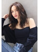 ブラン 栄(Blanc)&nbsp;【Blanc】グレージュカラー こなれヘア0326