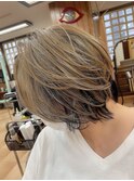 #インナーカラー #ショートボブ