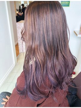 シャンプーボーイアネックス(SHAMPOO BOY Annex) こっくりバイオレットグラデーションカラー