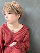 エヌプラス(N+)&nbsp;黒髪グラデヘアーオリーブグレー小顔に見せるヘアココアベージュ