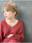 切りっぱなしボブ/エアリーロング/美髪/ピンクブラウン