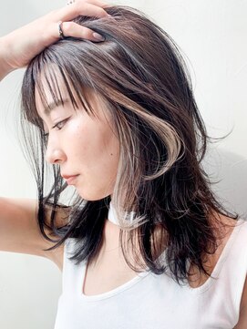 アイティーバイアルバム 八王子店(IT by ALBUM) インナーカラー_グレージュカラー_ba300781