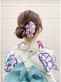 浴衣／ヘアセット／アップスタイル