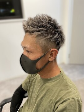 インタークロス 20代30代40代メンズツーブロック刈り上げビジカジオシャレ感