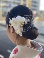 ワークスヘアー(WORKS HAIR)&nbsp;和装シンプルアレンジ