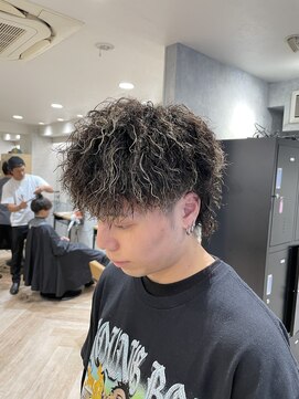レイズ 名古屋(RAYS) ツイストパーマ×ハイライト   R