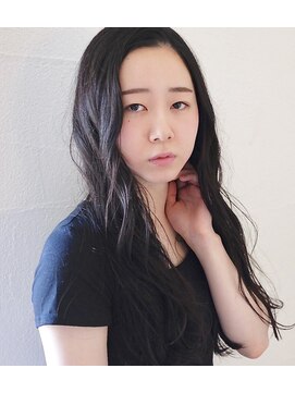 クラク 笹塚店(KURAKU) 大人可愛い黒髪ココアベージュ小顔カットグレージュカラー