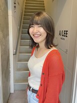 アイリー 名古屋(A/LEE)&nbsp;オリーブグレージュ／おくれ毛