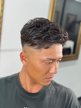 ブルーオーシャン 久留米店(BlueOcean) 20代30代ツーブロックマッシュツイストスパイラルパーマ