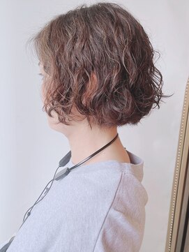 モリオフロムロンドン 原宿本店(morio from London) 【morio原宿】ボブパーマ　癖毛風パーマ　くるくるウェーブ