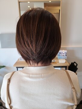 ヘアーストーリーフォーウォーク(hair story for Woke) ナチュラルショートボブ　【西明石】