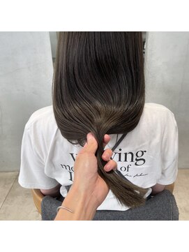 ミント(mint) 赤み除去！オリーブグレージュ！色落ちまで可愛いカラー！