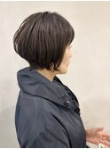 【LatelierContent Yumi】40代50代60代の前下がりボブ