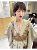マッシュショートパーマ