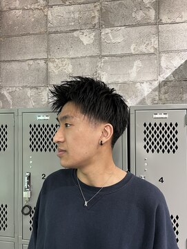 フランクスバーバーリベラルド 横浜(FRANK'S BARBER LIBERALD) テーパーフェードアップバングスタイル　Ｓ