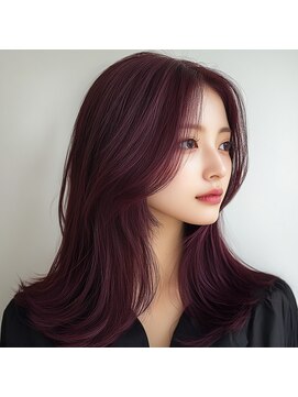 グラッジ 池袋(GLADGE) ボルドー、ブリーチカラー、ダブルカラー