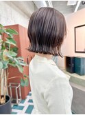 イメチェン/ホワイトブロンド/外ハネボブ/美髪/栄/矢場町c81