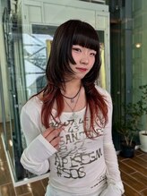 バディヘア アムル(BUDDY HAIR amour)&nbsp;【栄　矢場町　大須】　デザインカラー　ハイトーン