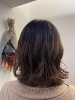 リジェール 高辻店 巻くとルーズに☆ナチュラルベージュボブ