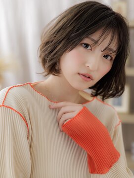 カバーヘア ブリス 志木南口駅前店(COVER HAIR bliss) ゆるふわデジタルパーマくせ毛風エアリーボブc7志木20代30代40代