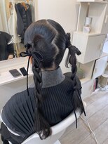 シュエット(Chouette)&nbsp;タイトロープ＆編み込みツインアレンジ