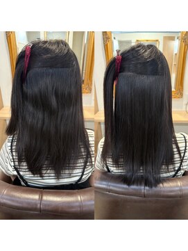 トムヘアーデザイン 楠葉店(TOM HAIR DESIGN) 艶髪/艶髪ストレート/髪質改善ストレート/縮毛矯正
