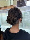 お祭りヘアセット