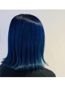 ルルバイアズール 草加店(LULU by azule) ダブルカラー，ネイビー，ネイビーブルー【草加】