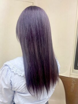 【ブリーチカラー/ラベンダーグレー】池袋美容室