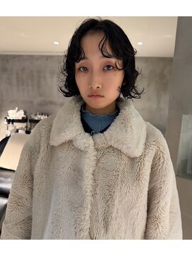 ハウ 心斎橋(how) ニュアンスパーマミディアムボブダメージレスパーマ20代30代