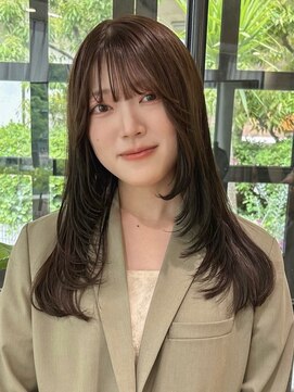 リュミエ ドゥ マッシュ(Lumier de mashu) 【大阪梅田中崎町茶屋町】ふんわり透けるチャコールグレー