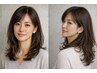 《★髪質改善トリートメント+縮毛矯正+デジパ+カット￥24,000》