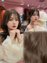 ボタン コロン 表参道 原宿(VOTAN COLON) ハイレイヤー/ミルクティー/顔まわりカット/ウォームベージュ