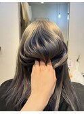 umbrella &nbsp;grey beige×blue
