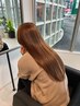 【艶髪】カット＋カラー＋内部補修髪質改善トリートメント→￥16500