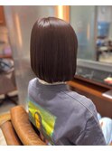 ボブ透明感カラー