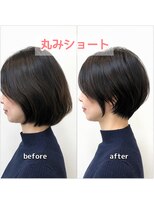 テルミークリニカルデザイン 千里中央店 50代ショート丸みショート