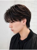韓国マッシュミニウルフセンターパートニュアンスビジネス眉毛
